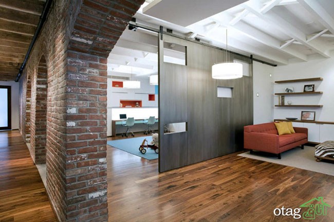 طراحي داخلي خانه مدرن 10 آشنايي با طراحي داخلي خانه مدرن با ديوارهاي انعطاف پذير  