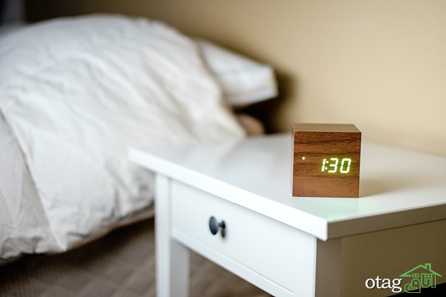 مدل های ساعت رومیزی 10 جدیدترین و جالب ترین مدل های ساعت رومیزی برای اتاق خواب  