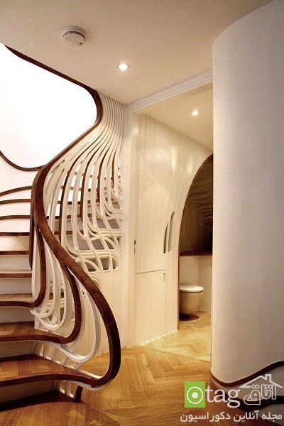 Stairs design ideas 1  دکوراسیون راه پله داخل منزل با ایده های زیبا و منحصر بفرد