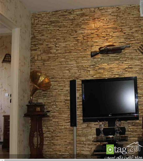 home interior designs with antique stones 9 مدل های جدید و شیک سنگ آنتیک در دکوراسیون داخلی منزل