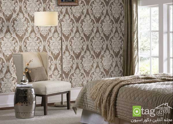 home wallpaper designs simple ideas 1 مدل کاغذ دیواری جدید برای دیوارهای بزرگ و بلند در منزل