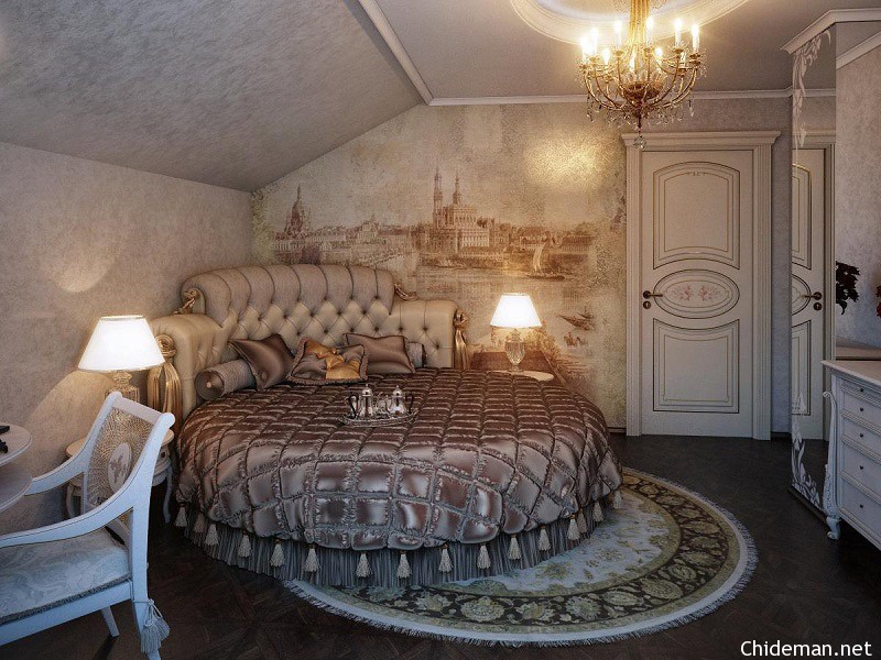 luxary bedroom furniture 18 چیدمان مدل اتاق خواب تختخواب دو نفره + عکس   دکوراسیون