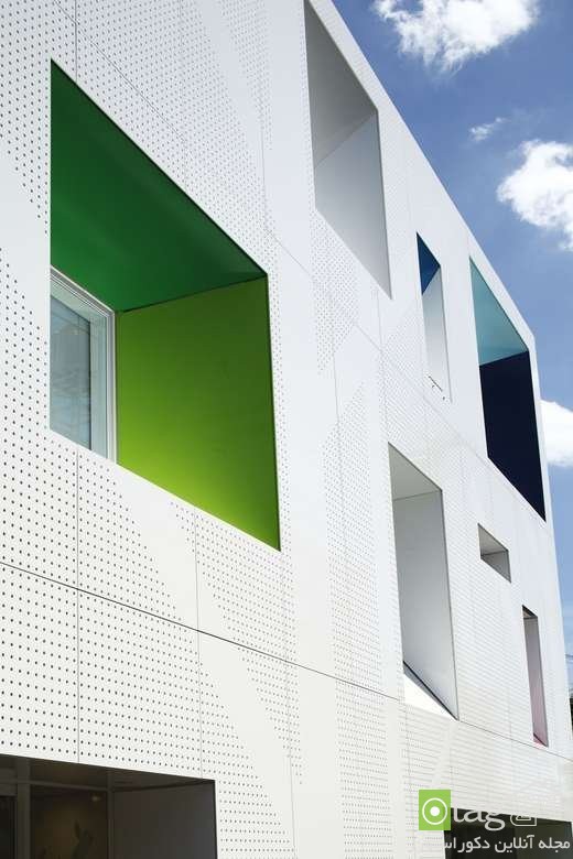 modern building dacade designs 21 نمای ساختمان مدرن و شیک با طراحی رنگارنگ و جذاب مدل 2015