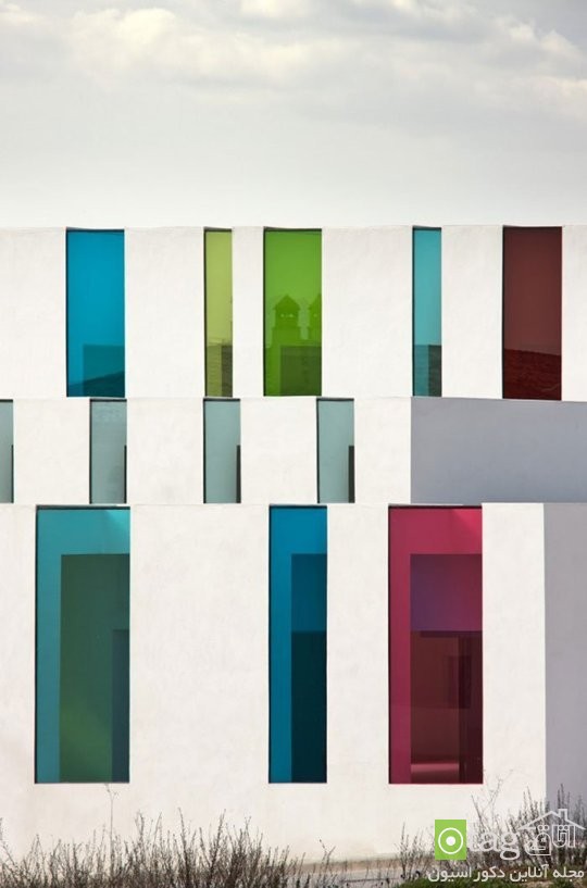 modern building dacade designs 5 نمای ساختمان مدرن و شیک با طراحی رنگارنگ و جذاب مدل 2015