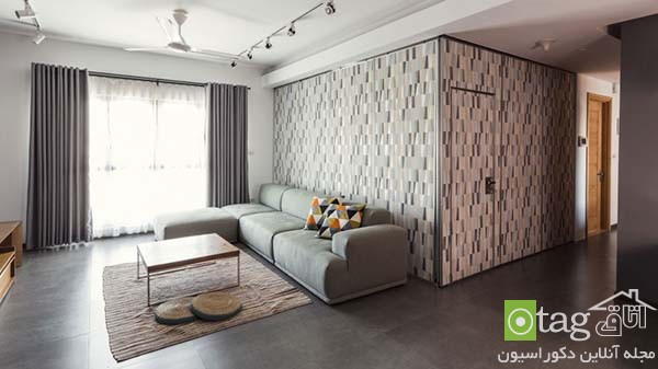 modern home interior design ideas 12 آشنايي با طراحي داخلي خانه مدرن با ديوارهاي انعطاف پذير  