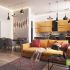 رنگ زرد در دکوراسیون داخلی منزل با چیدمانی مدرن و هوشمندانه