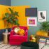 رنگ زرد به دکوراسیون خانه شما شادی می بخشد