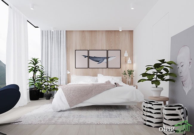 28 مدل دکوراسیون اتاق خواب سفید با فضایی بسیار آرامش بخش
