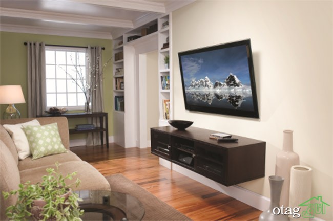 راهنمای بهترین ارتفاع نصب تلویزیون و فاصله مناسب از آن در اتاق نشیمن