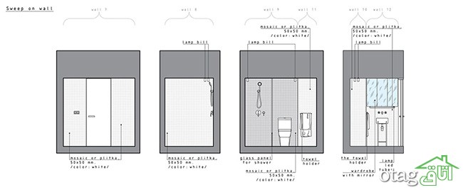 راهکارهای جالب تزیین خانه خیلی کوچک با مساحت کمتر از 23 متر