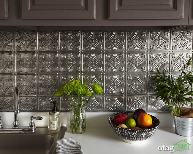 تزیین دیوار آشپزخانه با جدیدترین و زیباترین مدل های دیوارپوش