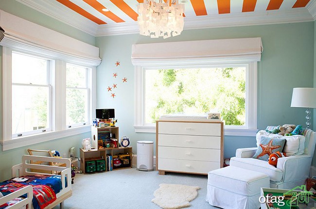 تزیین سقف اتاق کودک با ایده های بسیار خلاقانه و زیبا