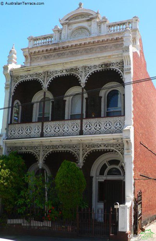 نمای خانه های ویکتوریایی مناسب برای ساختمان های دو و سه طبقه نمای خانه های ویکتوریایی مناسب برای ساختمان های دو و سه طبقه