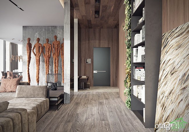 نمونه هایی عالی از دکوراسیون داخلی منزل با چوب طبیعی نمونه هایی عالی از دکوراسیون داخلی منزل با چوب طبیعی