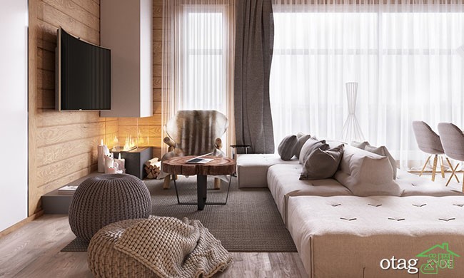 نمونه هایی عالی از دکوراسیون داخلی منزل با چوب طبیعی نمونه هایی عالی از دکوراسیون داخلی منزل با چوب طبیعی