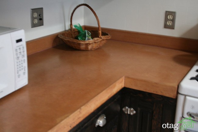 رویه کابینت ام دی اف و چوبی برای آشپزخانه های گرم و شیک