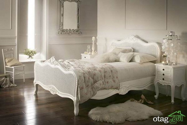 25 نمونه سرویس خواب عروس سفید رنگ با دیزاین زیبا و مدرن