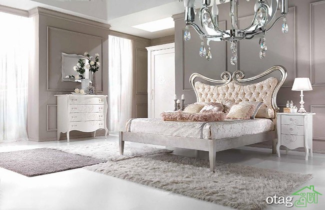 25 نمونه سرویس خواب عروس سفید رنگ با دیزاین زیبا و مدرن