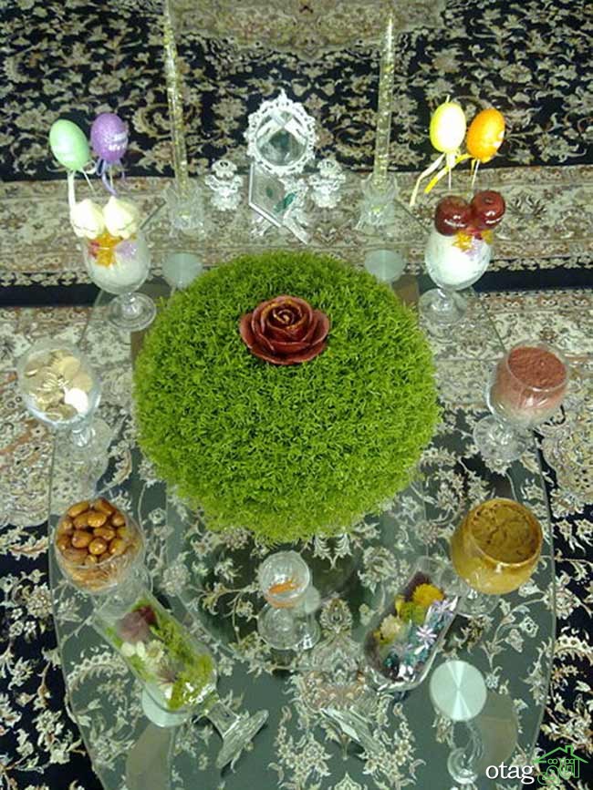 مدل سفره هفت سین سال 96 با طرح های متنوع و بسیار شیک