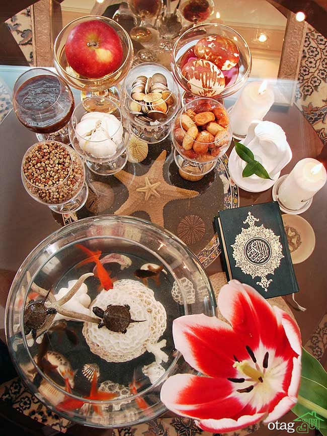 مدل سفره هفت سین سال 96 با طرح های متنوع و بسیار شیک