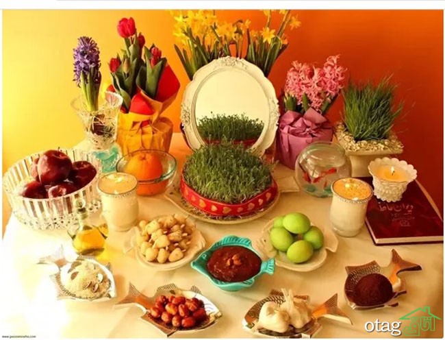 مدل سفره هفت سین سال 96 با طرح های متنوع و بسیار شیک