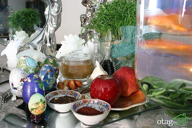 مدل سفره هفت سین سال 96 با طرح های متنوع و بسیار شیک