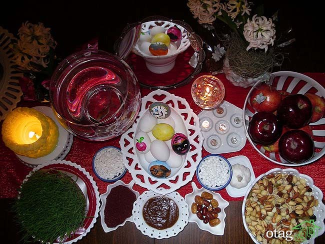 مدل سفره هفت سین سال 96 با طرح های متنوع و بسیار شیک