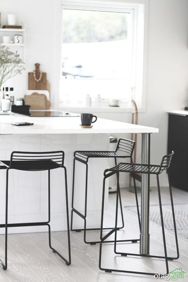 جدیدترین مدل های صندلی بار و اپن آشپزخانه در 30 عکس متفاوت