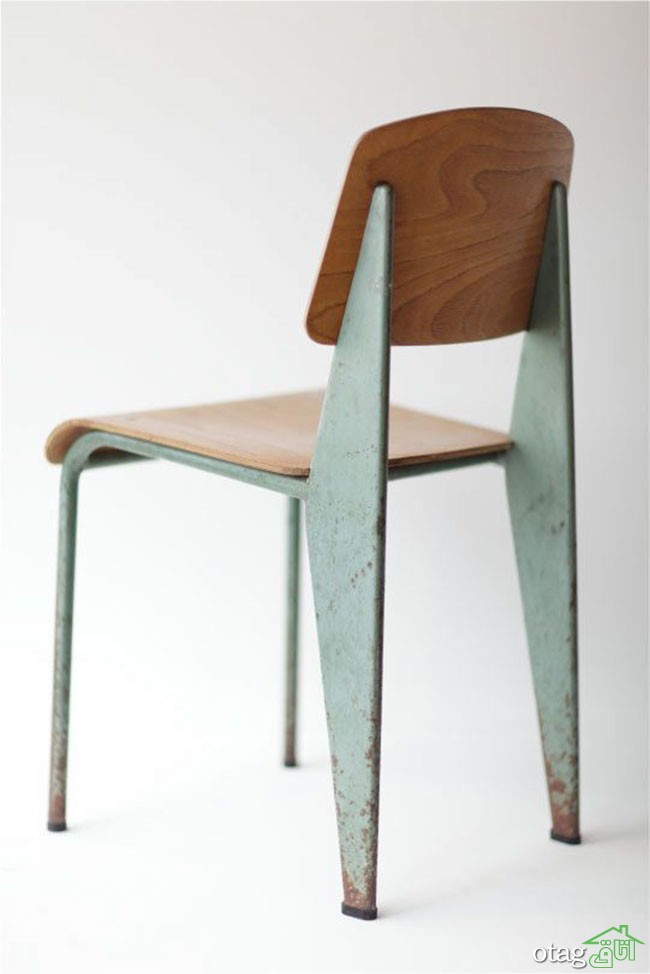 صندلی چوبی ساده و شیک مناسب اتاق های منزل و محیط کار