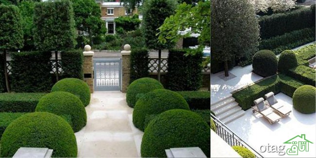 طراحی حیاط ویلا  به روش های گوناگون و بسیار شیک و زیبا