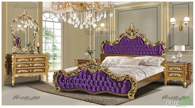 قیمت مدل تخت خواب دو نفره چوبی