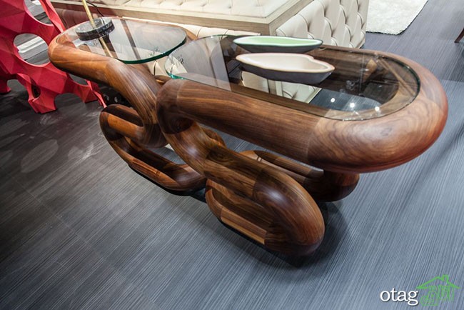 مبلمان چوب گردو با طراحی بسیار لوکس در مدل های سنتی و مدرن