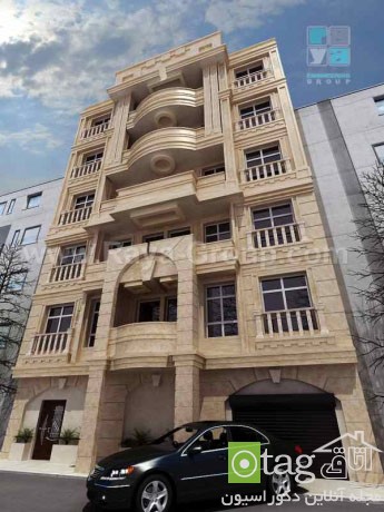 مدلهای جدید نمای ساختمان مسکونی در ایران