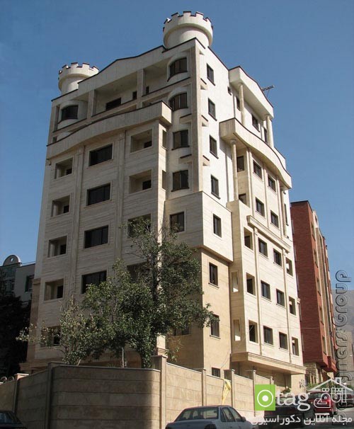 مدلهای جدید نمای ساختمان مسکونی در ایران