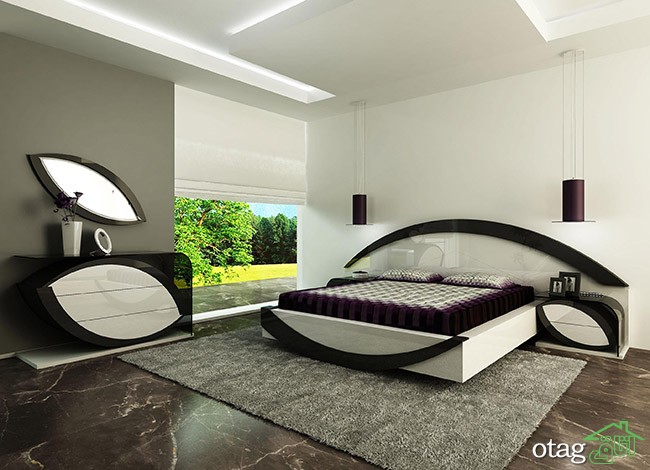 مدل سرویس خواب ام دی اف بسیار شیک مناسب برای اتاق های کوچک