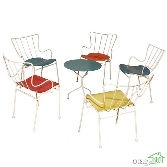 12 مدل صندلی چوبی، فلزی و فایبرگلاس مناسب منازل و ادارجات