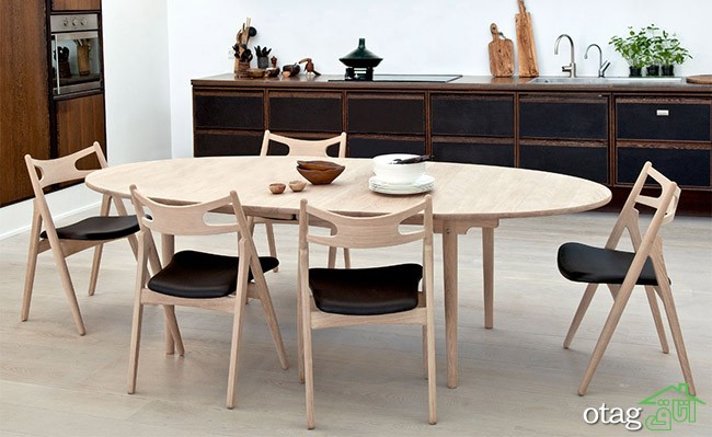12 مدل صندلی چوبی، فلزی و فایبرگلاس مناسب منازل و ادارجات