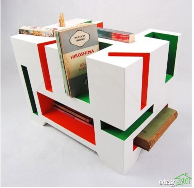 26 مدل قفسه کتاب [ مدرن ] برای اتاق نشیمن و اتاق خواب سال 1400
