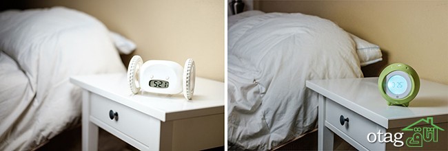 جدیدترین و جالب ترین مدل های ساعت رومیزی برای اتاق خواب  