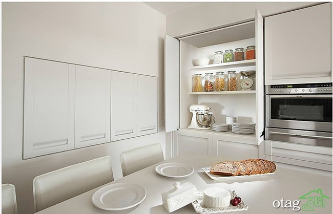 مدل کابینت بزرگ و جادار با طراحی شیک مناسب تمامی آشپزخانه ها