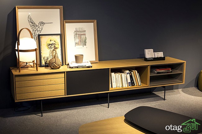 23 عکس از مدل کنسول چوبی کابینت دار مدرن [قیمت ارزان] جدید 1402