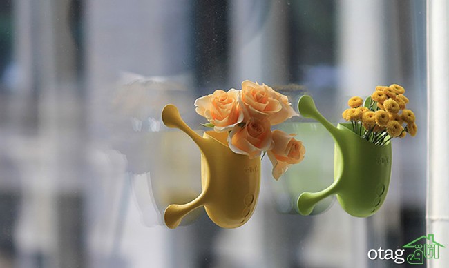 مدل گلدان فانتزی در طرح های دیواری و مغناطیسی معلق در هوا