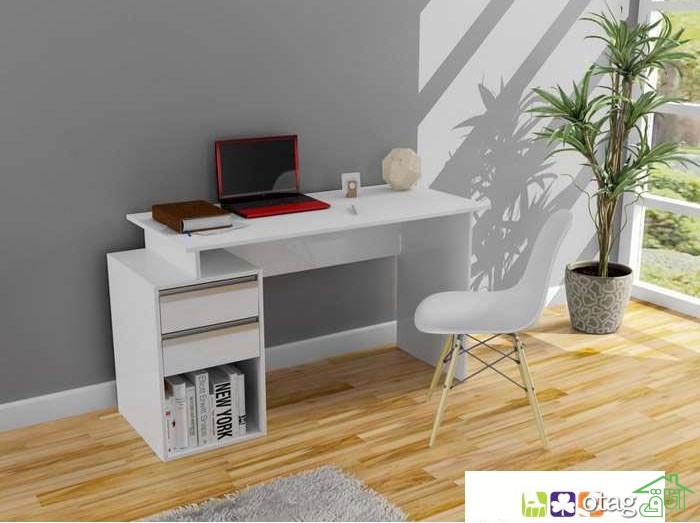 قیمت خرید 50 مدل میز تحریر  [ میز کامپیوتر جدید ] در سال 96 - میز مطالعه مدرن