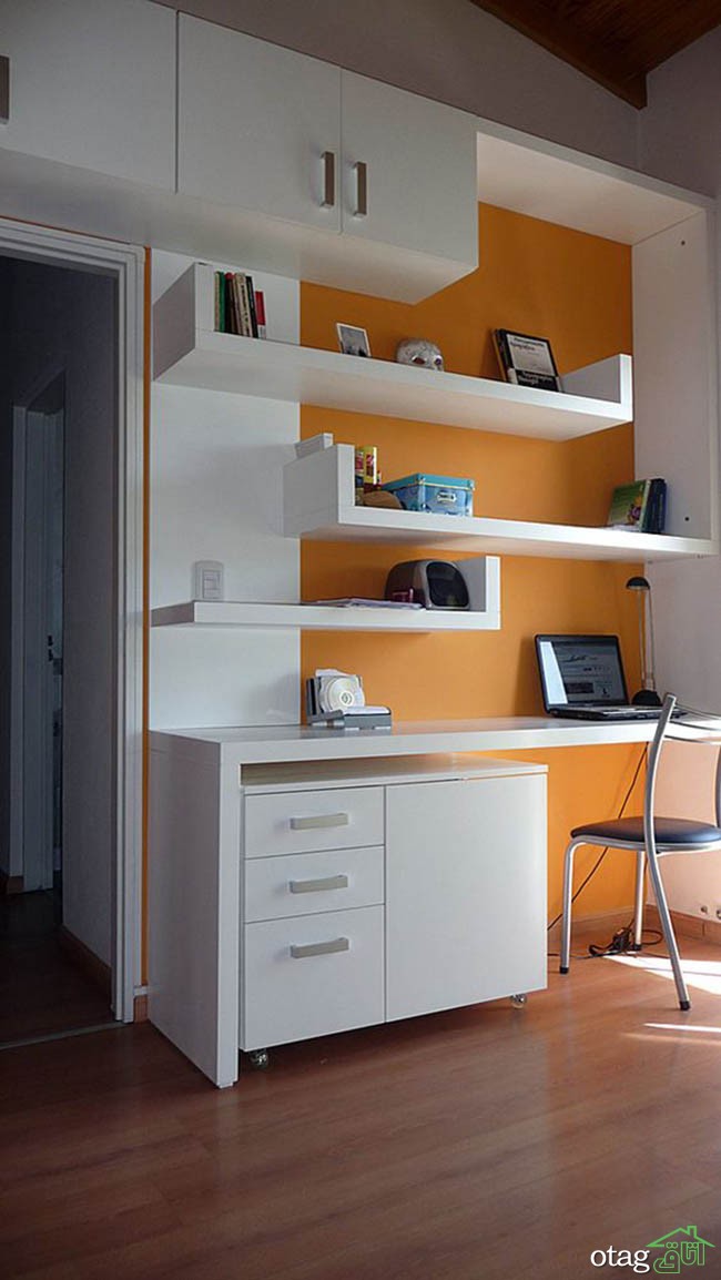 مدل های جدید میز تحریر کتابخانه دار مدرن [اتاق جوانان] 23 طرح سال 1402