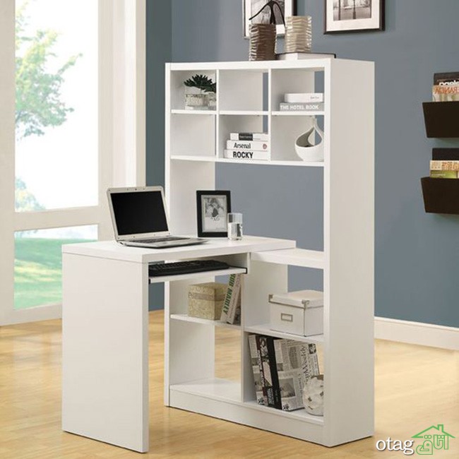 مدل های جدید میز تحریر کتابخانه دار مدرن [اتاق جوانان] 23 طرح سال 1402