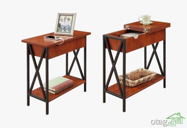 معرفی جالب ترین نمونه های میز عسلی ام دی اف، چوبی، فلزی و شیشه ای