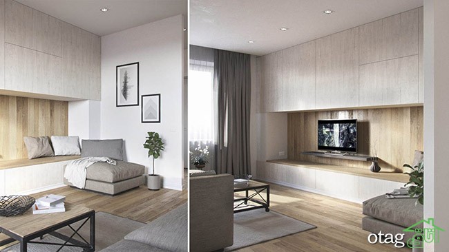 سه مدل نقشه خانه 70 متری تک خوابه بهمراه چیدمان کامل سه مدل نقشه خانه 70 متری تک خوابه بهمراه چیدمان کامل