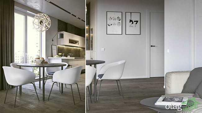 سه مدل نقشه خانه 70 متری تک خوابه بهمراه چیدمان کامل سه مدل نقشه خانه 70 متری تک خوابه بهمراه چیدمان کامل