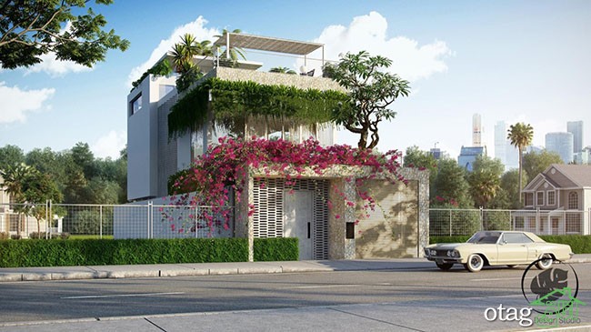 48 مدل نمای خانه یک طبقه و دو طبقه با ترکیب چوب در سال1400 48 مدل نمای خانه یک طبقه و دو طبقه با ترکیب چوب در سال1400