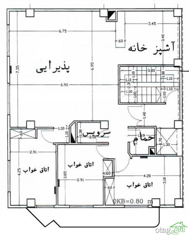آموزش نحوه خواندن پلان معماری مسکونی به شیوه ای ساده آموزش نحوه خواندن پلان معماری مسکونی به شیوه ای ساده